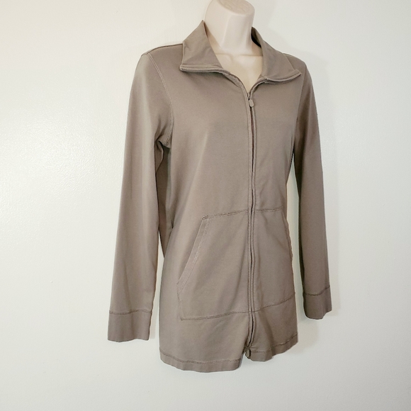 Eileen Fisher Womans Small gray sweatshirt - Picture 3 of 7